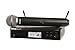 Shure BLX24R/SM58 UHF Wireless Microphone System - Perfect for Church, Karaoke, Vocals - 14-Hour Battery Life, 300 ft Range | SM58 Handheld Vocal Mic, Single Channel Rack Mount Receiver | J10 Band