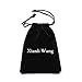 Xianli Wang Tiny Simple Cross Pendant for Thin Neck Women Stainless Steel Small Necklace (Black-Thin Neck Women)