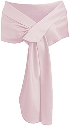 LHY Costumes Satin Shawl Wrap For Evening Party (Lavender)