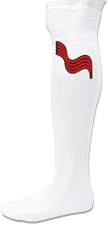 PBXF Youth Field Running Soccer Socks Comfortable Tape Flag White