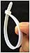 Heavy Duty Cable Zip Ties. Durable strong nylon tie wraps, 120 LB Tensile Strength (9 Inch 100 Pack, White)