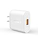 Aukey PA-U28 18W USB 2.0 Wall Charger with 3.3ft Micro USB Cable for Android Smartphones - White