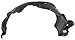 CPP Front Driver Side Left Splash Shield Fender Liner for 2010-2015 Toyota Prius