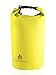 Tri Performance Waterproof Daypack 5L Dry Bag Sac PVC Tarpaulin | Protect Your Gear With This Small Dri Bag When Rafting SUP Boating Camping Kayaking. Adjustable Strap (Yellow)