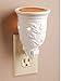 Ceramic plug-in night light aroma wax melter by Darice primary
