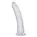 G Spot Realistic Jelly Dildo with Strong Suction Cup Flexible Penis Harness Compatible Anal Adult Sex Toys for Women Clear