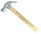 Personalized Laser Engraved Wood Handle Hammer, Christmas Gifts, Gifts For Men, 5th Anniversary Gifts For Him, Anniversary Gifts For Men