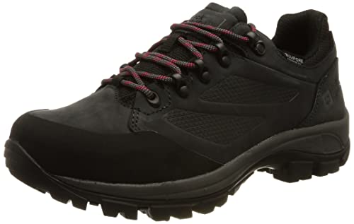 Jack Wolfskin Damen Rebellion Texapore Low W, Grey / Red, 40.5 EU