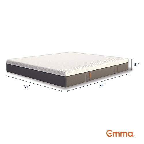 EMMA Original Mattress Twin Size, 10 Inch, Memory Foam, Ergonomic