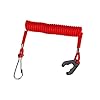 Safety-Boat-Motor-Outboard-Kill-Switch-Key-Lanyard-Ignition-Red-by-Generic
