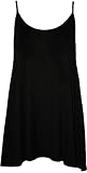 WearAll Plus Size Women's Strappy Swing Vest Top