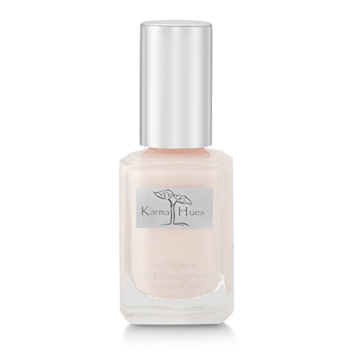Karma Organic Natural Nail Polish-Non-Toxic Nail Art, Vegan and Cruelty-Free Nail Paint (marshmallow)