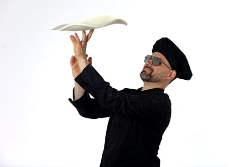 Training pizza disc for pizza acrobatics. Pizza di gomma - Spinning dough - Throw dough with silicone disc - size 16 inch. Rubber pizza.