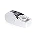WARMLIFE Toothpaste Dispenser Toothbrush Holder Natural Wheat Straw Anti-dust with 3 Cups Easily Wall Mounted Electric Toothbrush Storage Set (Black)