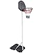 Movement God MOGD Sport Kid Portable Basketball Hoop (Black & White)