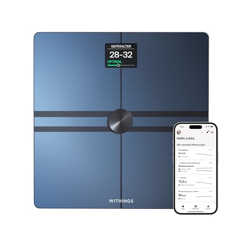 Withings Body Comp, Multifrequenz-BIA-Waage, WLAN, 10 Messwerte