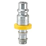 Parker H8CP Coupler Plug, Steel, Push on, 25 CFM