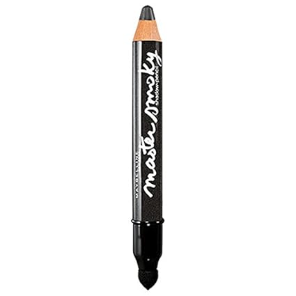 Maybelline New York Lidschatten-Stift Master Smoky Smoky Grey / Eyeshadow Pencil Grau für Smokey Eyes, mit integriertem Smudg