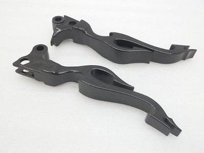 Motorcycle Black FLAME Brake Clutch Lever Levers For Harley Sportster 883 1200 FLSTN Softail DELUXE FLSTF Fat Boy FLSTSCÂ Springer Classic HeritageÂ Street Bob Dyna Low Rider FLHRÂ Road King Touring