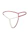 FasiCat Womens Lace Panties Thongs G-Strings Sexy Pearls Stretchy Tangas for Women Hotpink