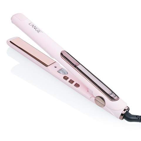 L’ange Hair Le Rêve Blush Titanium Straightener – 2 in 1 Ceramic Hair Straightener – Titanium Hair Straightener with Dual Voltage – Ionic Straightener with Digital Display – 1″ Plate, MSRP $179.00