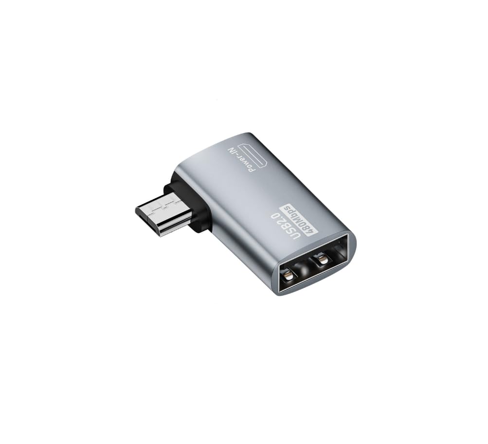 Photo 1 of 2-in-1 Micro USB to USB Adapter Replacement for Fire Stick OTG Cable Power Cable, Compatible with PlayStation Classic Samsung Toshiba TV and More