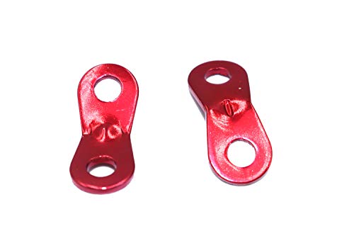 FGen 30pcs Outdoor Binocular Aluminum Umbrella Rope Buckle Tent Canopy Pull Rope Accessories Wind Rope Buckle Fixed Buckle Stop Adjustment Piece - Thumbnail 2