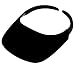 The "Original" No Headache Visor (Solid Black)