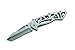 Buck Knives 0870SSX BONES Grey Tactical Folding Knife with Clip