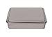 YBM HOME Stainless Steel Covered Cake Pan, Silver (Small-)