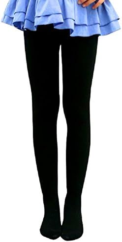TDTE Girls Winter Warm Fleece Lined Leggings Cold Weather Pants Thick Cotton Tights