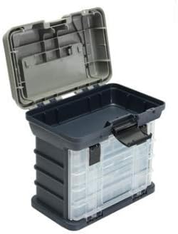 Caja para aparejos de pesca, 27 cm, 26 cm, 17 cm, 4 capas, para cebos, etc.