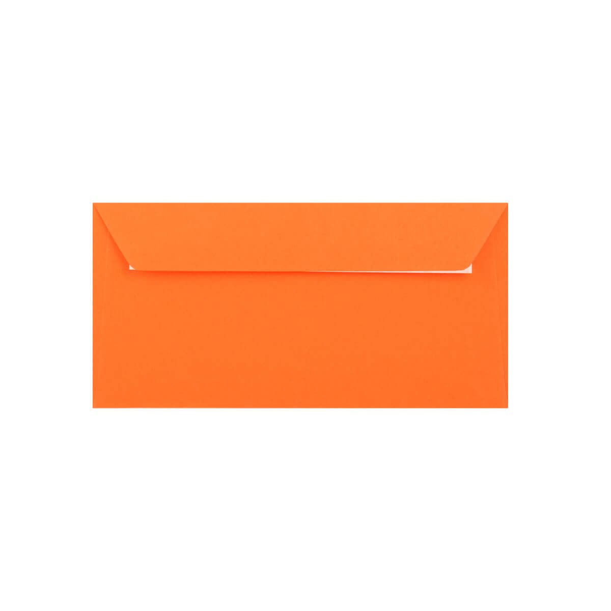 DL (110mm x 220mm) Coloured Envelopes for Greetings Cards Party Invitations & Craft - Pack of 15 (Orange Peel & Seal)