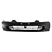 Titanium Plus 1996-1998 Honda Civic Front Bumper Cover PRIME BLACK