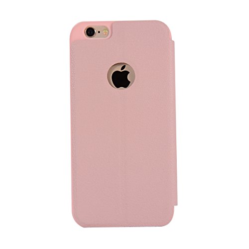iPhone 6 Plus Case,iPhone 6s Plus Case,DAMONDY Luxury Scrub Wallet Purse Card Holders Design Flip Cover TPU Soft Bumper Microfiber Leather Ultra Case for iPhone 6 Plus / iPhone 6s Plus-Pink - Thumbnail 5
