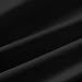 4U'LIFE Single Flat Bed Sheet, Ultra Soft & Comfortable Double Burshed Micrifiber(Black,Twin)