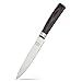 ISSIKI Cutlery Professional 5 Inch Utility Knife, Kitchen Knife, High Carbon Stainless Steel, Sharp Cutlery, Ergonomic Handle with Gift Box