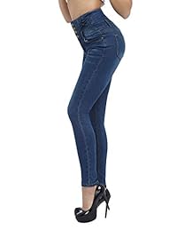 Pantalones vaqueros para dama de alta graduación, irresistibles, elásticos