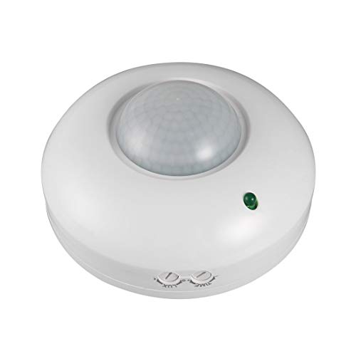 AC 220V-240V 50Hz Ceiling Recessed Human Body Induction Switch Detector Infrared Motion Sensor 360 Degree Human Body Inductor - White