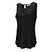 iGENJUN Womens Summer Tank Tops Casual Sleeveless Blouses Summer Basic Solid Color Tank Shirt