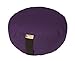 Bean Products Zafu Meditation Cushion, Round, Cotton Purple - Filled with Organic Buckwheat