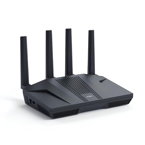 GL.iNet GL-MT6000(Flint 2) WiFi 6 Router | Gaming-WLAN-Router | 2 x 2,5G Multi-Gig-Port + 4 x 1G Ethernet-Ports | Massengerätekonnektivität | Schnelle