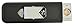 Superman Flameless Pilot Cigarette Lighter, Rechargeable Electronic Flameless USB Lighter (Black)