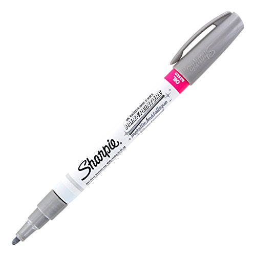 Sharpie (35545) Paint Marker, Permanent Oil-Base Marker Fine, Silver Sold Individually.