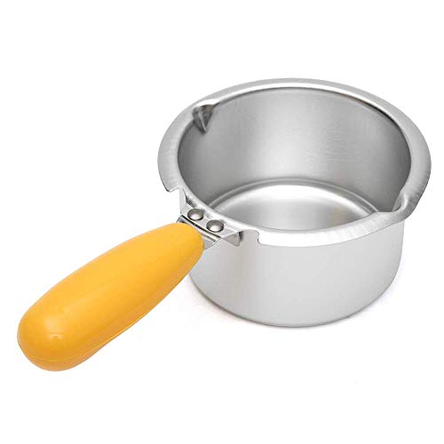 Zz Pro Electric Chocolate Melting Pot, Cheese Fondue Pot, Home made Fondue Set for Multiple use - with all shapes molds, 10 plastic skewer, 10 plastic forks, 1 spiral fork, 1 flat fork (Single, Yellow)