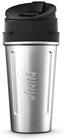 2/24 oz. Stainless Steel Nutri Ninja Cups with Sip &amp; Seal Lids (2 Cups/Lids) by Nutri Ninja