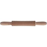 Tredoni Wooden Spaghetti Pasta Cutter Rolling Pin (Spaghetti - 2mm) | Robust Hornbeam Wood Professional Rolling Pin, Cuts 40 2mm Spaghetti Strips, Cutting Surface: 6.5 inch