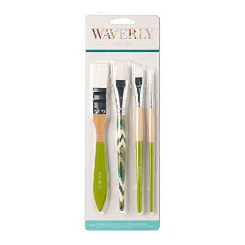 Plaid Enterprises, Inc. 36423 Basic Brushes, Green/Multicolor