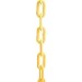 ChainBoss Yellow Plastic Chain with Sun Shield 10 Year UV Protection -  125 feet primary