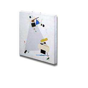 Suprematismo Dinamico by Kazimir Malevich - Canvas Print Wall Art Famous Painting Reproduction - 12" x 12"